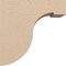 Ekena Millwork 5"W x 10"D x 10"H Classic Del Monte Rough Cedar Woodgrain TimberThane Corbel, Primed Tan CORUR05X10X10DELRCPR - alternate 6